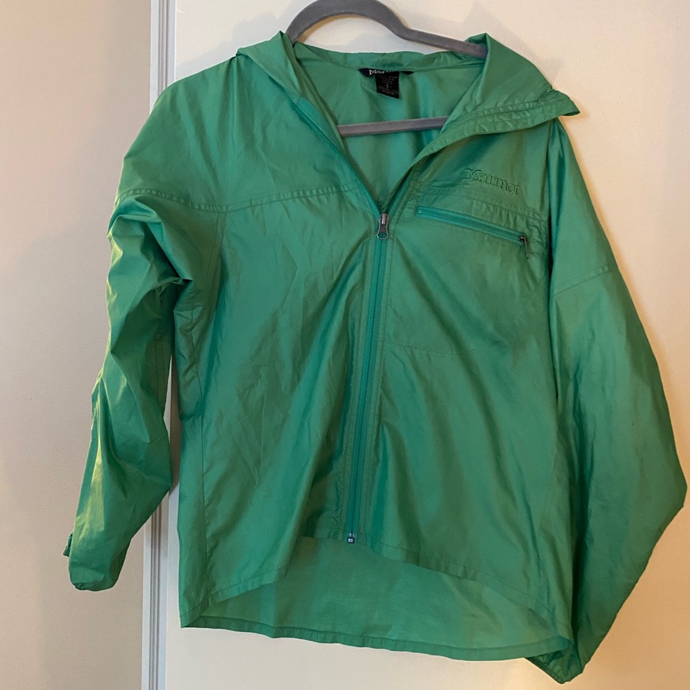 Marmot Green Windbreaker Jacket